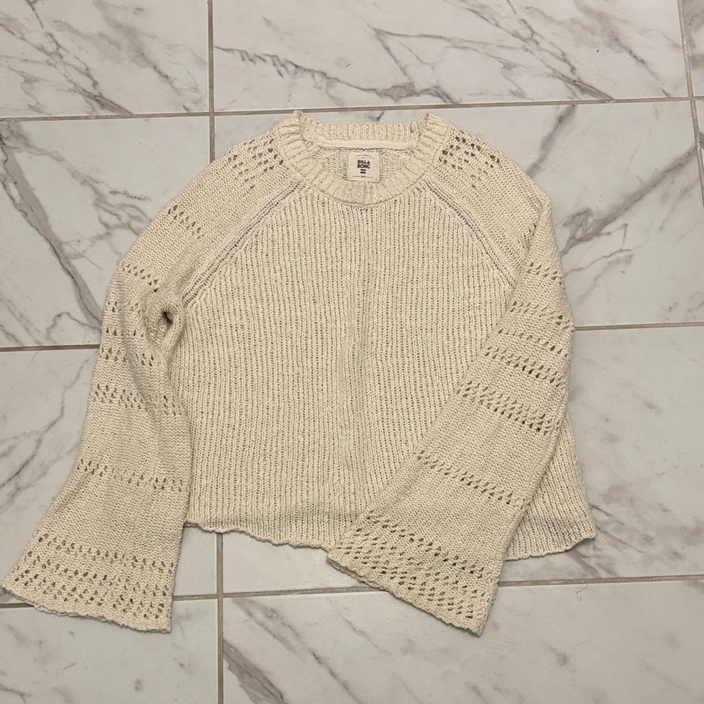 Billabong Cotton Cream Sweater